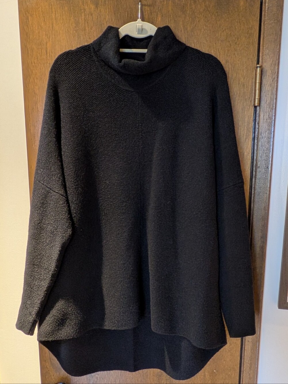 Universal Standard Relaxed Turtleneck Sweater, Black, Small (XL Equivalent)
